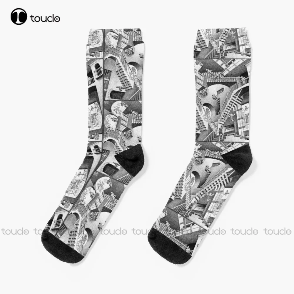 

Носки Mc Escher, маурисит, кукуруза, Escher, розовые носки для Софтбола, Рождество, Новый Год, День благодарения, подарок на заказ, высокое качество