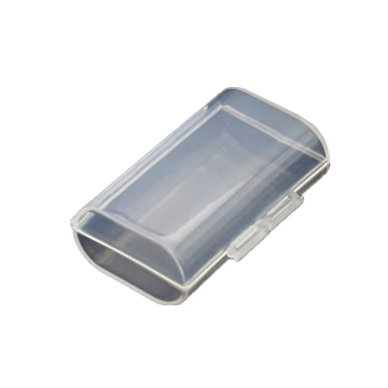 500pcs/lot MasterFire 2 X 1.5V AA Battery Holder Cover Container 2 Slots AA 2A 3V Batteries Storage Box Case Shell Transparent