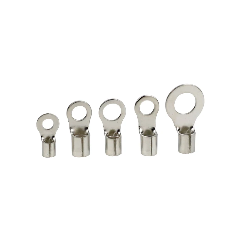 100/1000PCS RNB1.25-3 Ring Insulated Terminal Cable Wire Connector Electrical Crimp Terminal Wiring 0.5 - 1.5 Square RNB1.25-3.2