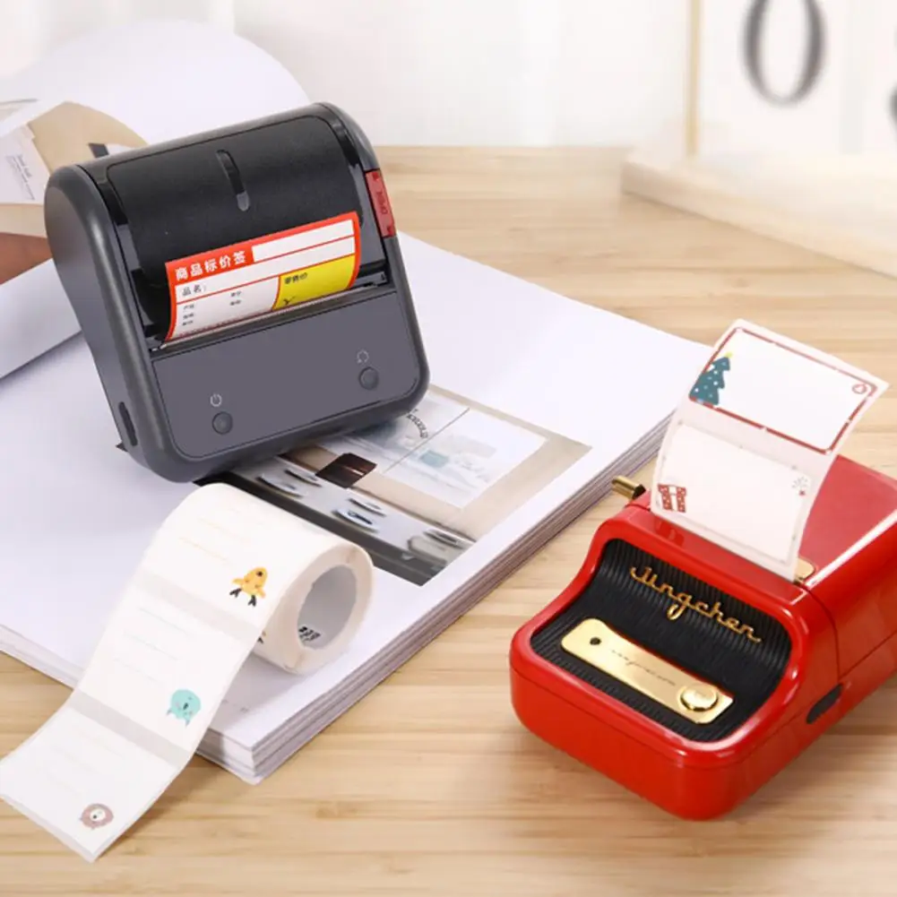 Thermal Sticker Not Easy Break Printing Paper Practical Wide Application  Portable Unfading Printing Sticker