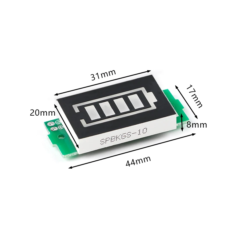 1/2/3/4/5/6/7/8S Lithium Battery Capacity Indicator Module Blue Green Display Electric Vehicle Battery Power Tester 3.7V Li-ion