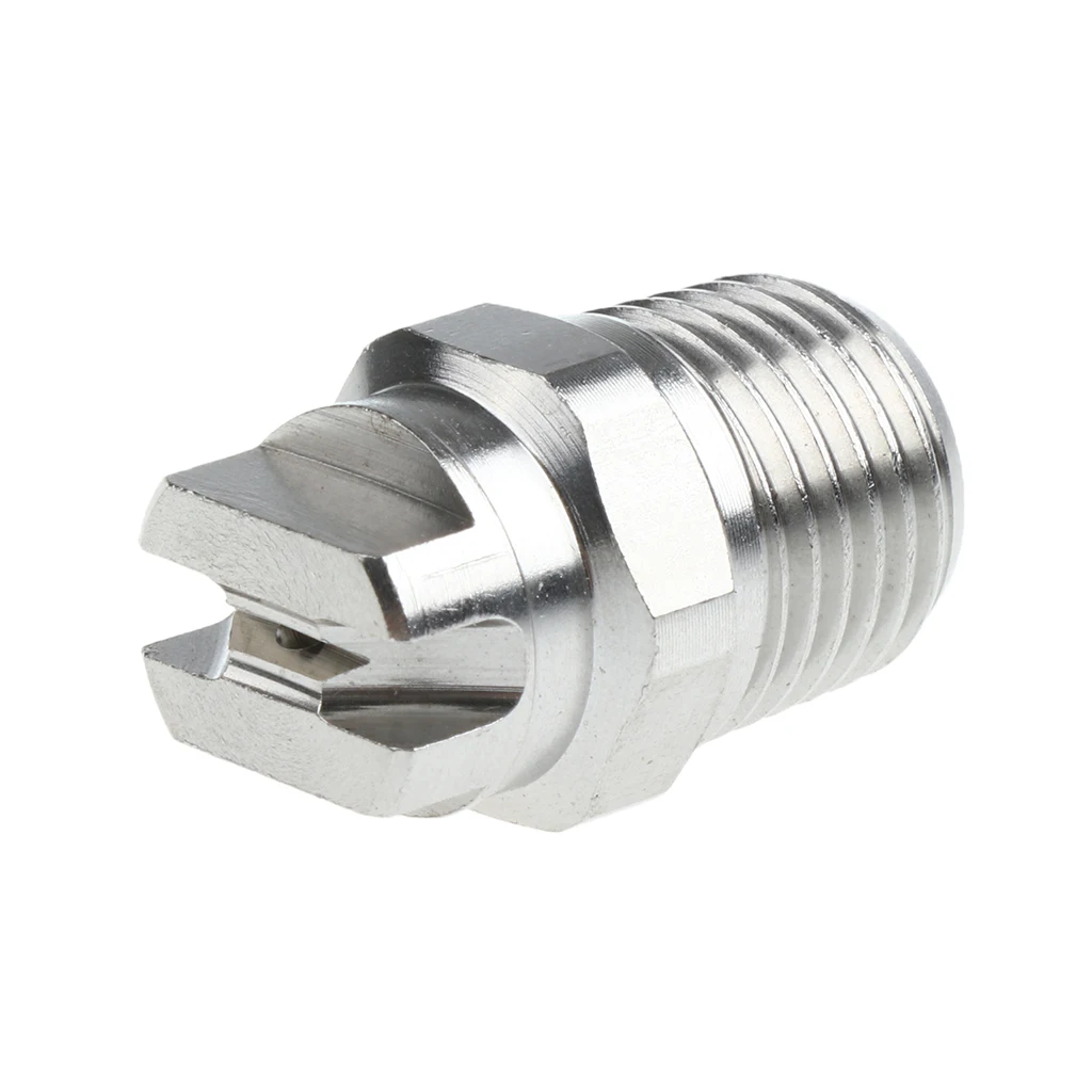 1/4 inch High Pressure Washer Spray Fan Nozzle Tip HU 65 Degree Stainless Steel - Easy to Install