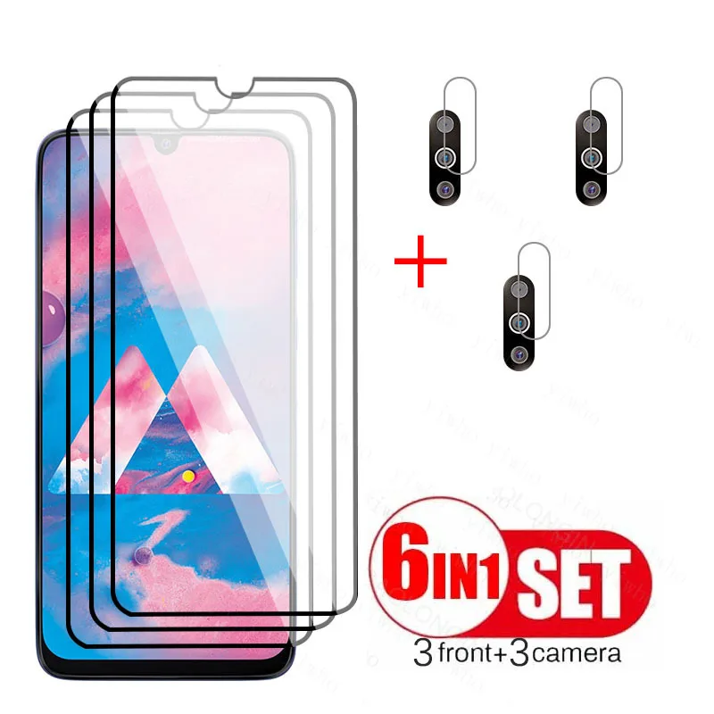 camera lens protective glass for samsung galaxy m31 screen tempered glass on samsunm glaxy m30 m 30 full cover proector glass