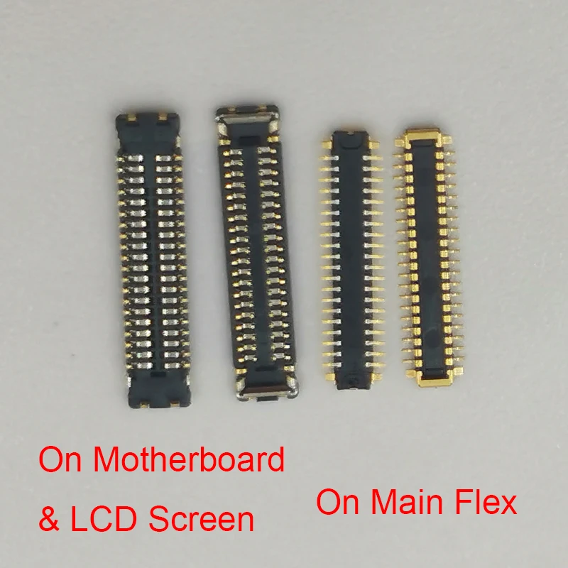 

2pcs 40 Pin LCD Display FPC Connector On Board For Xiaomi Mi9T Mi 9T Pro CC9E Redmi K20 Pro K20pro K30 Pro Screen Flex Plug