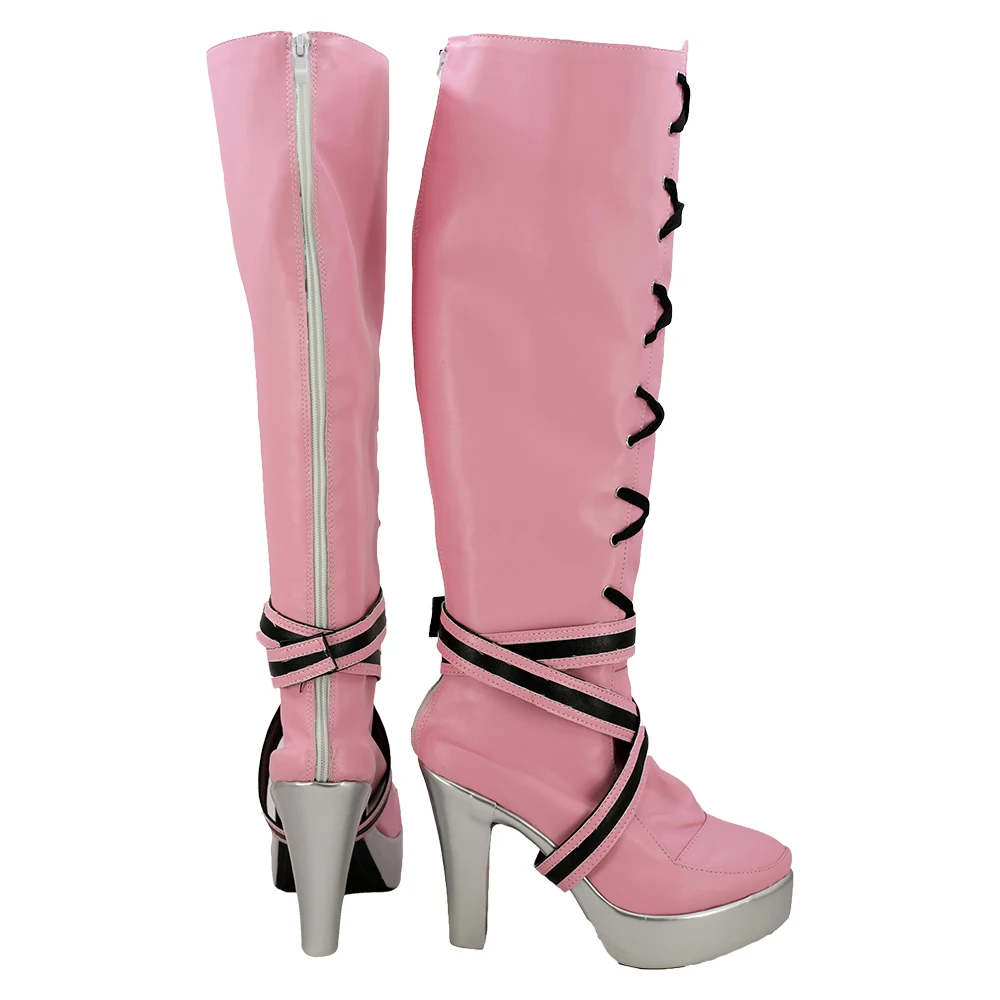 Monster High Boots Draculaura Cosplay Shoes High Heel Halloween Carnival Prop Custom Made Unisex