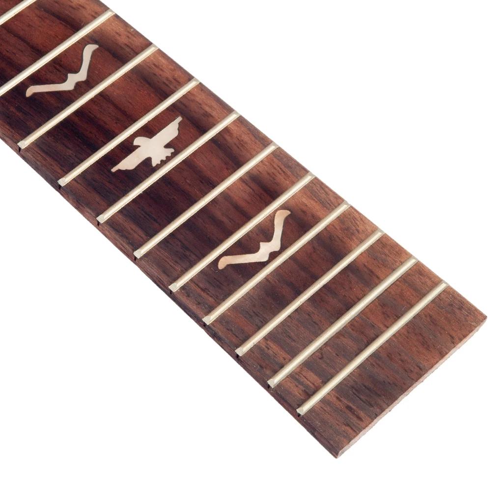 Lommi 26 ''Ukulele Fretboard Palissander Tenor Uke 18 Frets Seagull Patroon Purfling Inlay Diy Onderdelen Voor Hawaii Gitaar