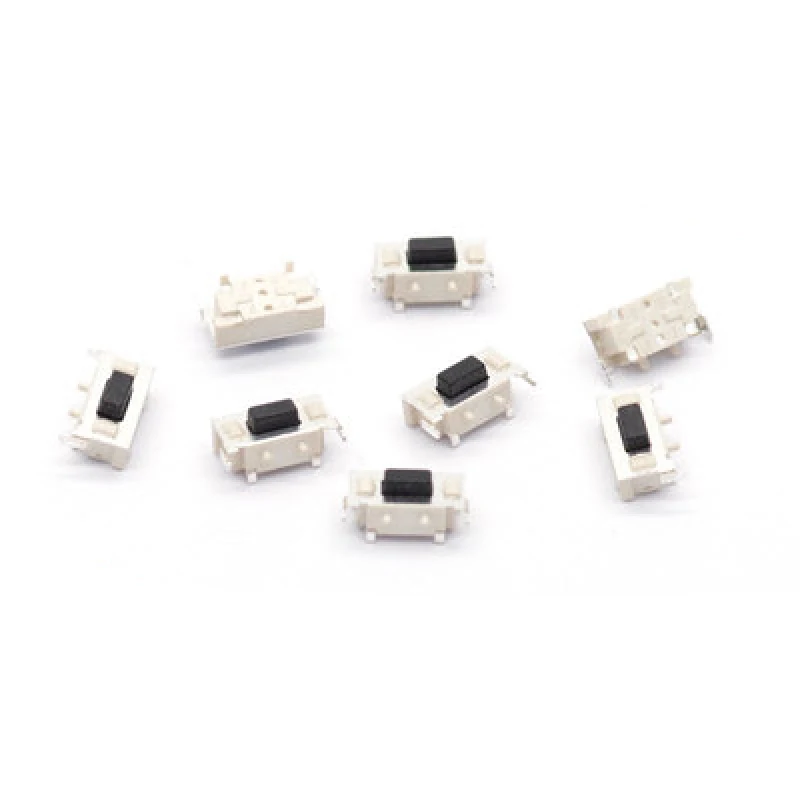50 pces 3x6x3.5mm micro tact tátil teclas botões interruptor de toque smd botão lateral 3*6*3.5mm