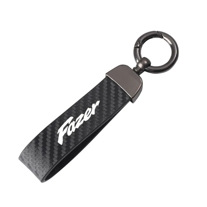 Motorcycle lanyard key carbon fiber key ring for For yamaha FZ1 FZ1S FZ1N FAZER FZ6 S2 FZ8 FZ8N FZ8S FZ8 FAZER XJ6