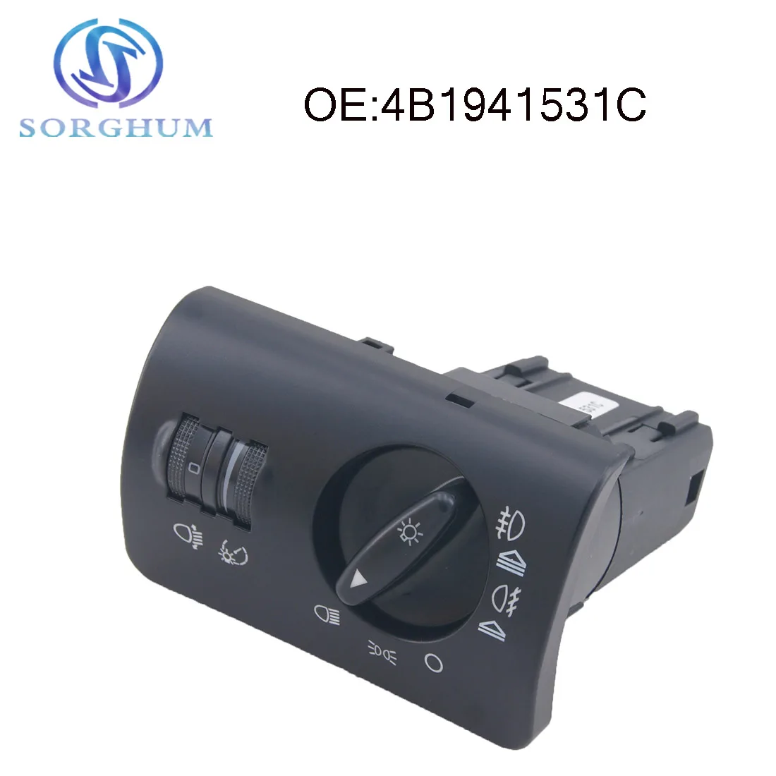 

Car Headlight Fog Light Switch Black 4B1941531C 114260755 662336 37487 For Volkswage, Audi A6 4B C5 Avant 1997-2005 B1 941 531 C