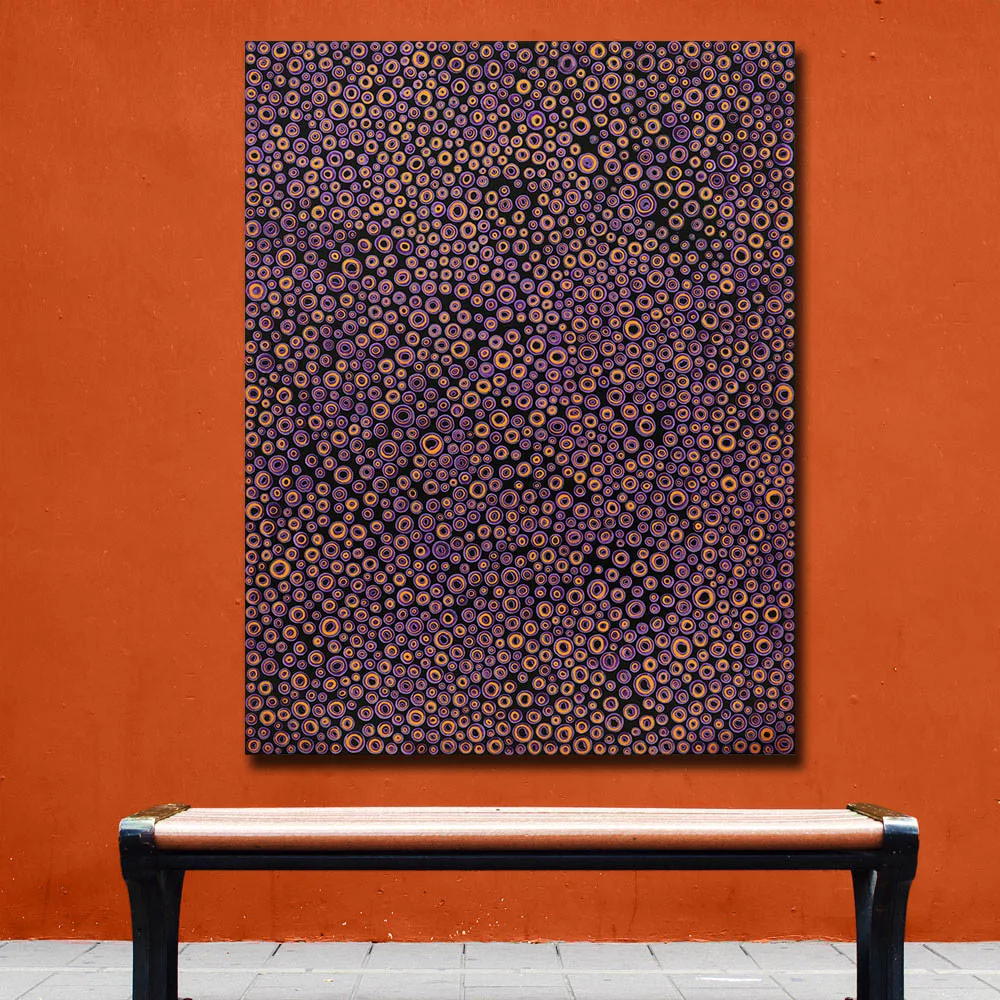 Print Oil Painting Wall painting Yayoi Kusama Infinity Double Dots Home Decorative Wall Art Picture For Living Room Painting