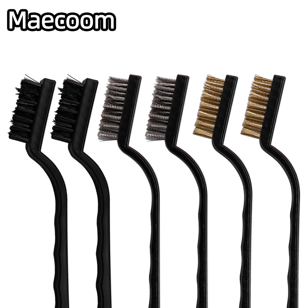 3D Printer Cleaner Tool Copper Wire Toothbrush Copper Brush Handle For Nozzle Block Hotend Cleaning Hot Bed Cleaning Parts