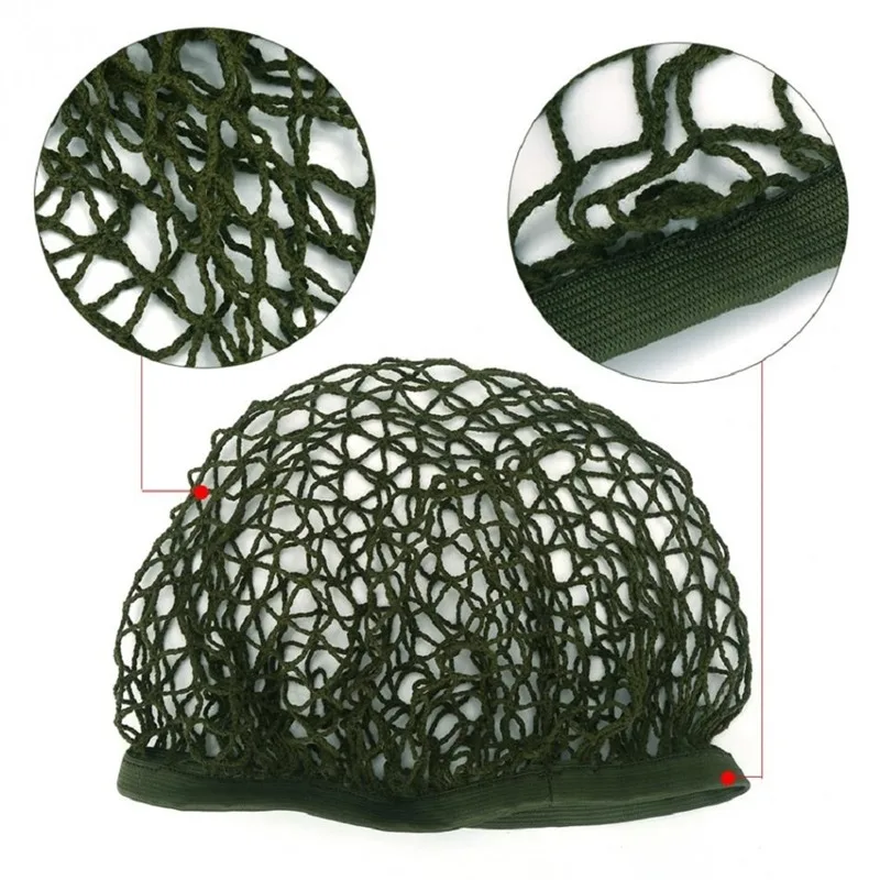 Helmet Net Cover Camouflage Helmet Net For M1 M35 M88 MK1 MK2 GK80 Green High Quality Motorbike Helmet Storage Cargo Organiser