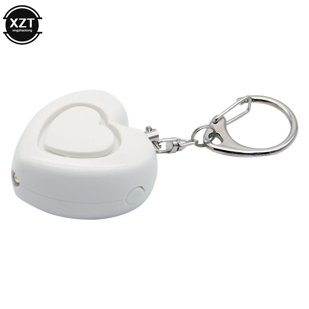 Mulheres Alarme de Segurança de Emergência com Luz LED, Anti-lobo Chaveiro de Segurança, Portátil, Menina, Autodefesa, 130 DB Decibéis, Pedant