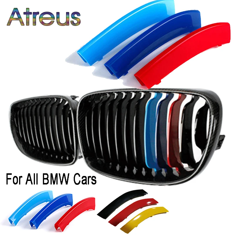 Front Grille Trim Strips For BMW X1 X2 X3 X4 X5 X6 X7 E84 F48 F39 E83 F25 G01 F26 G02 E53 E70 F15 E71 E72 F16 G05 G06 G07 M 2020