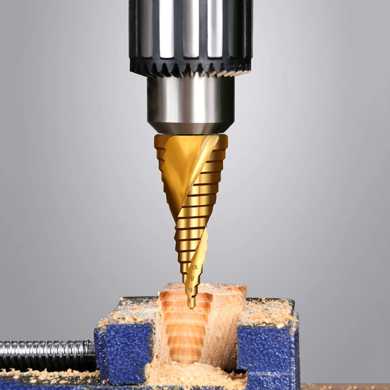 เจดีย์เจาะ Universal Punching ความเร็วสูงสแตนเลสเยอรมันโคบอลต์ที่มีไม้ Metaworking Hole เปิด
