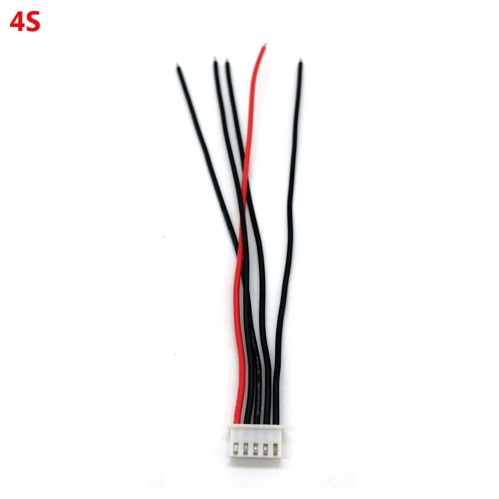 5pcs/lot Balance Charging Lead 1S 2S 3S 4S 5S 6S 7S Lipo Battery Balance head Male Plug 15CM 22AWG Silicone Cable JST-XH Plug