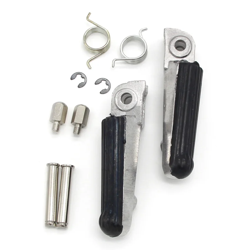 

Motorcycle Front Foot Pegs Footrest For Honda CBR250 MC19 MC22 NSR250 MC21 MC28 CBR400 NC23 NC29 50660-MCJ-750 R 50670-MCJ-750 L