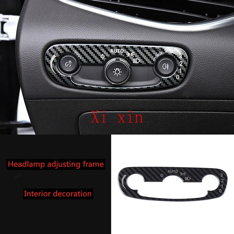 

For Chevrolet 16-20 Malibu XL automatic headlamp adjustment switch pasted with interior decoration Sequin