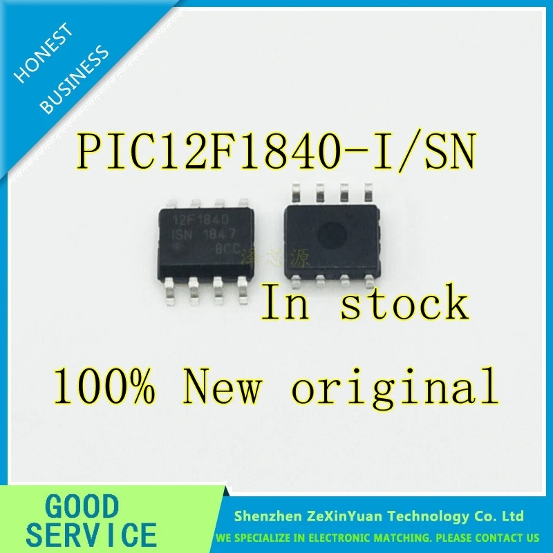 

5PCS-20PCS 100% New original PIC12F1840 PIC12F1840-I/SN 12F1840 12F1840ISN SOP-8 processor