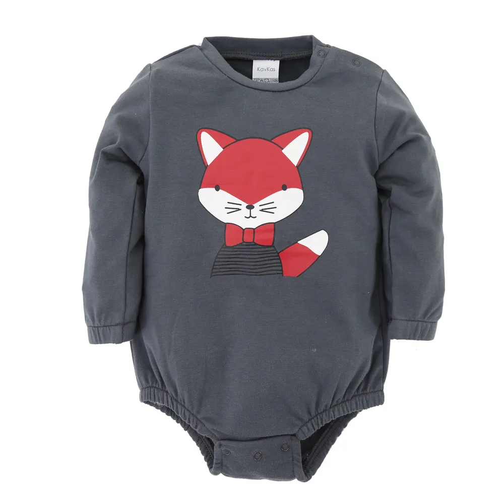 

Spring Newborn Baby Boys Bodysuits Cute Unisex Toddler Onesies Cartoon Animal Dog Fox Jumpsuit Underwear Kids Infant 100% Cotton