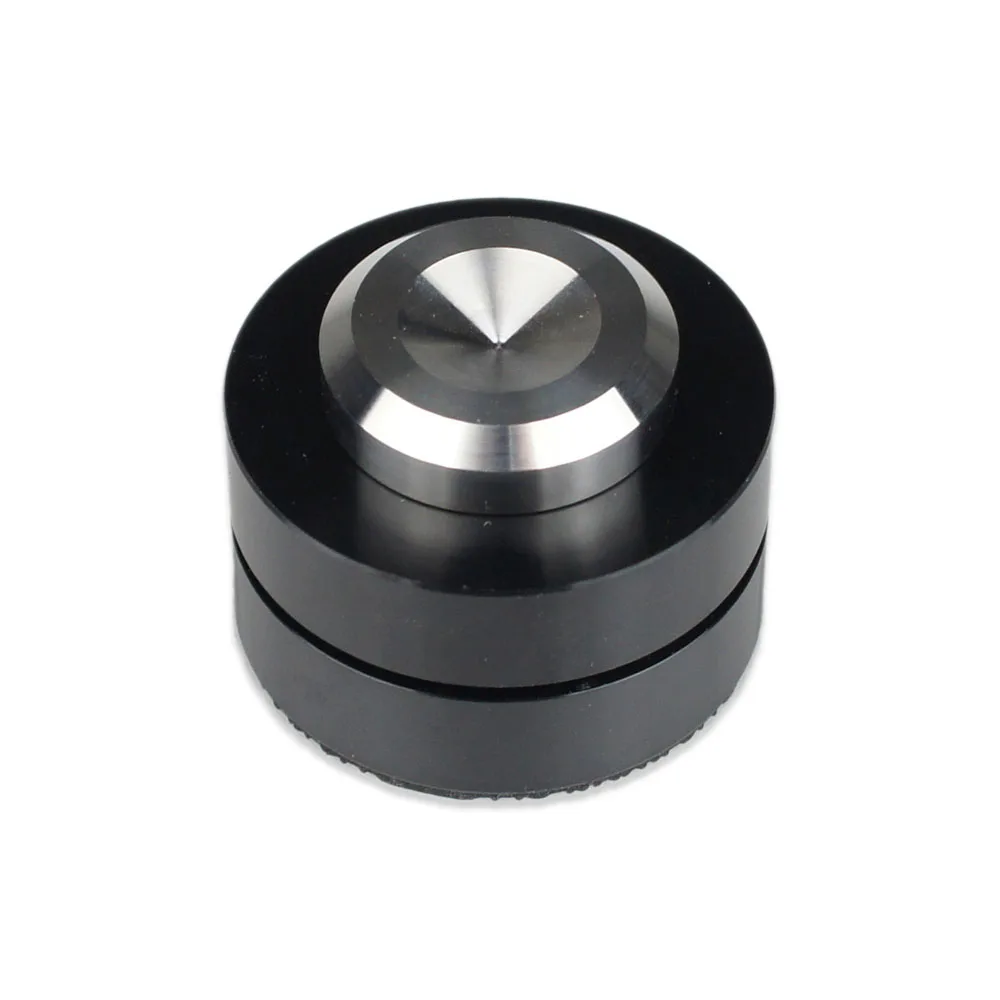 38.5mm Aluminium Speaker Spike Pad Steel Ball/Ceramics Ball Shock-absorbing Isolation Stand Feet Damping Nail