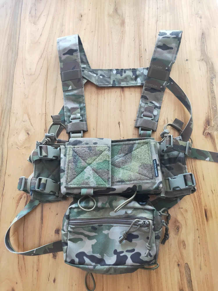 Tactical Chest Rig Set MK4 for Men - Black, Grey, Camo