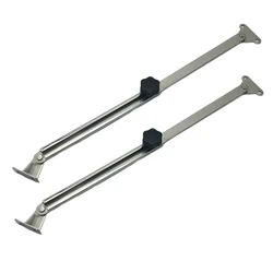 2Pcs Boat Stainless Steel Telescoping Hatch/Window Adjuster and Stay Support