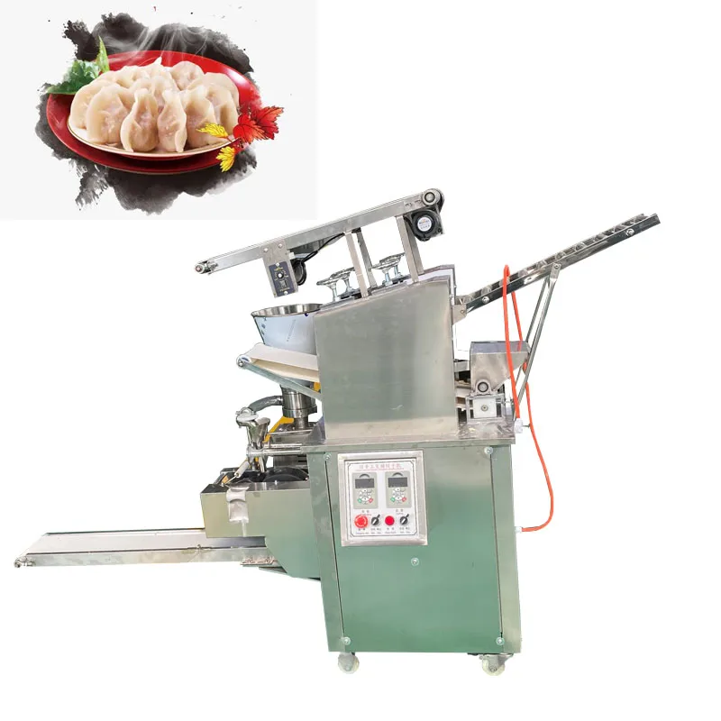 Máquina automática para hacer empanadas samosa, máquina de congelación de gyoza, máquina para hacer dumplings, el mejor precio, acero inoxidable
