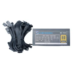 Full Modular 2000W Computer Power Supply ATX Mining PSU Active PFC Silent PC Computer Miner Power for 6 GPU ETH BTC Rig Ethereum