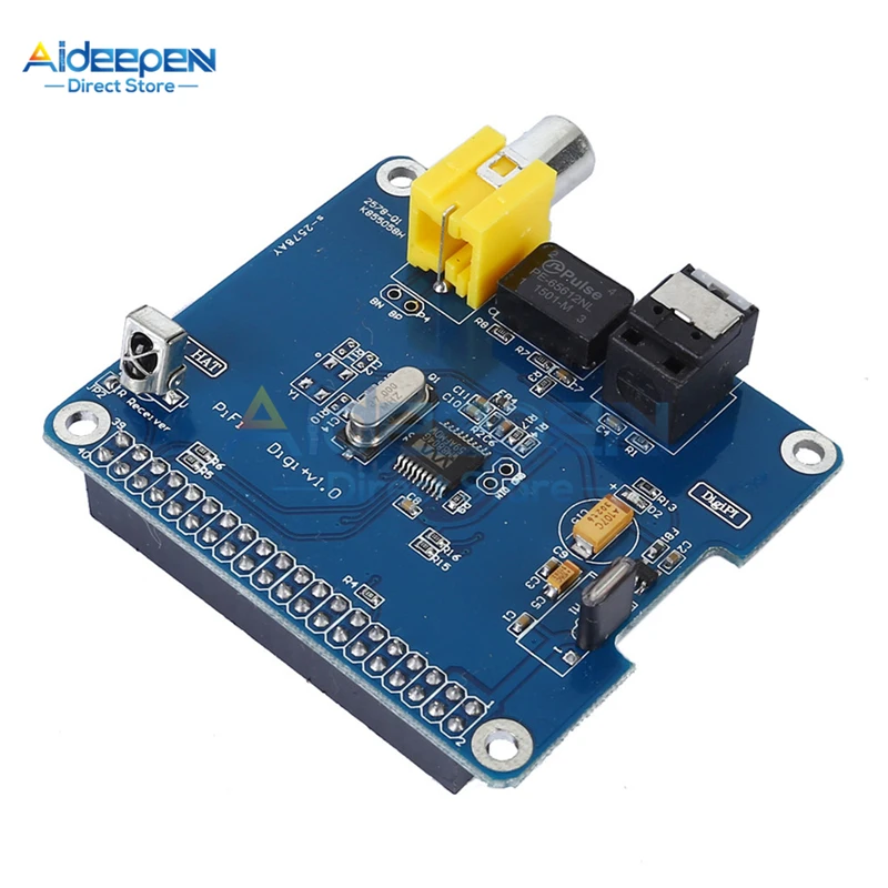 HIFI DiGi Scheda Audio Digitale I2S Digitale Audio Scheda di Espansione Modulo In Fibra Ottica Per Il Raspberry Pi 3/2 Modello B