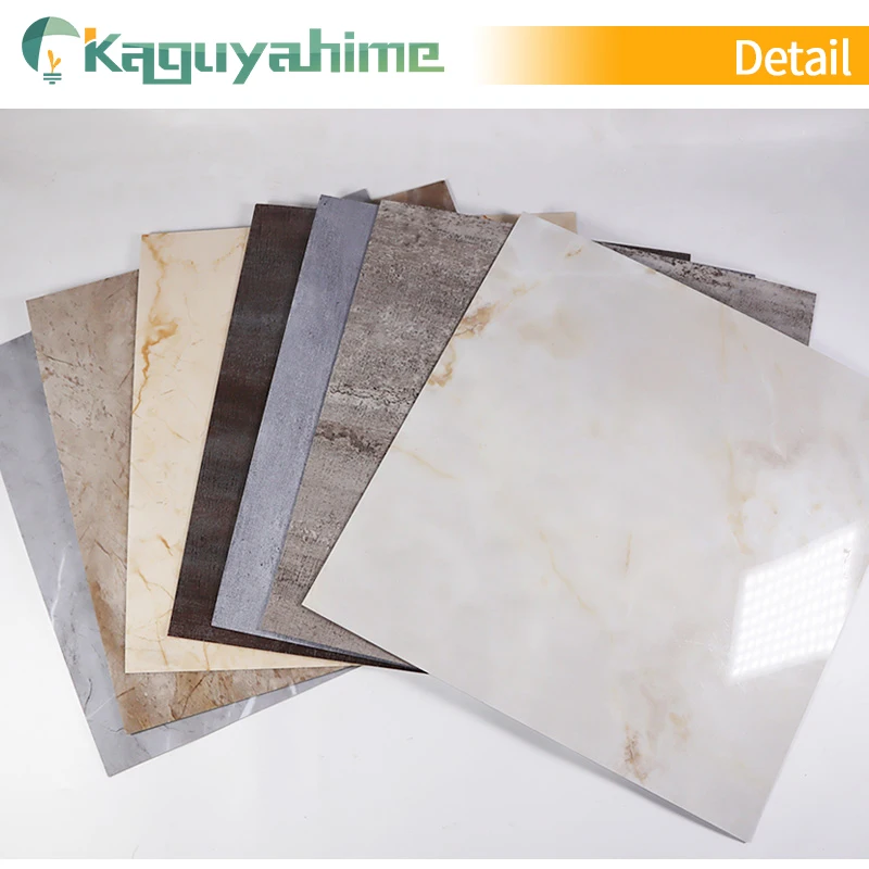 =(K)=10pcs PVC Imitation Marble Floor Stickers Self-adhesive Wall Stickers Waterproof Bathroom Home Decoration Decals 30*30cm