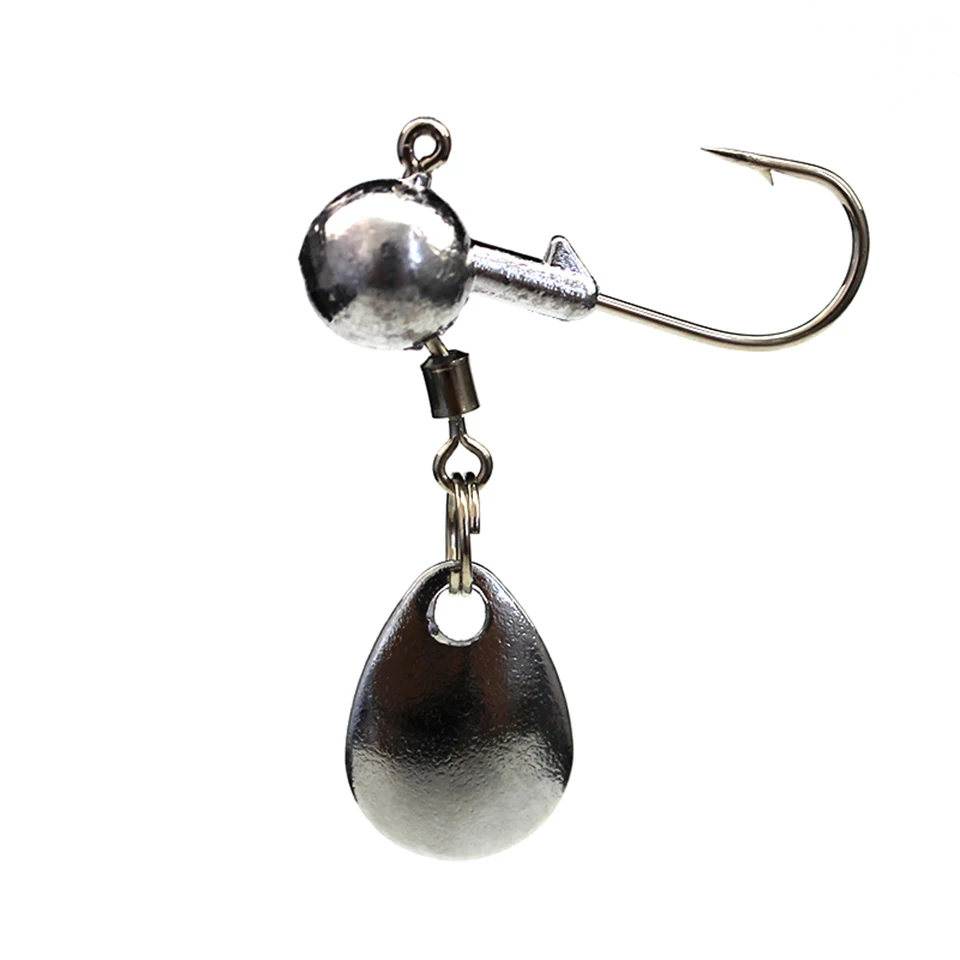 5 шт./лот качественный острый свинцовый джиг-головка крючок 2 г/4 г джиг-приманка рыболовный крючок для мягкой приманки с ложкой Спиннер Рыбалка