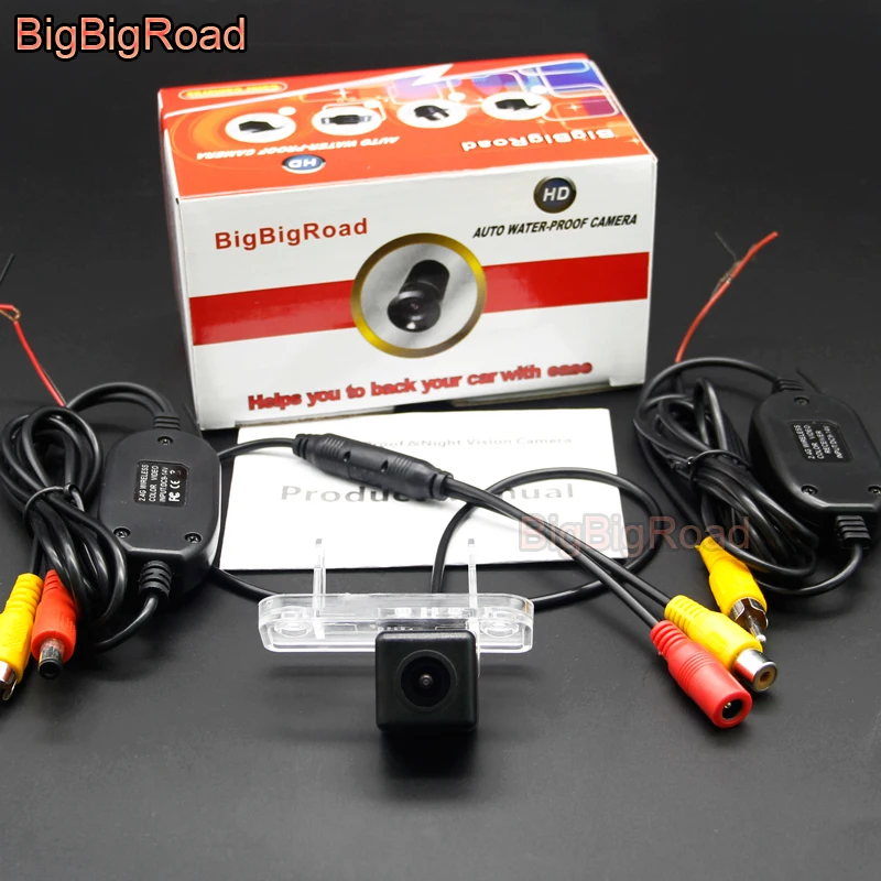 

BigBigRoad For Mercedes Benz B Class W245 E Class E320 E350 E500 E63 W211 Vehicle Wireless Rear View CCD Camera HD Color Image