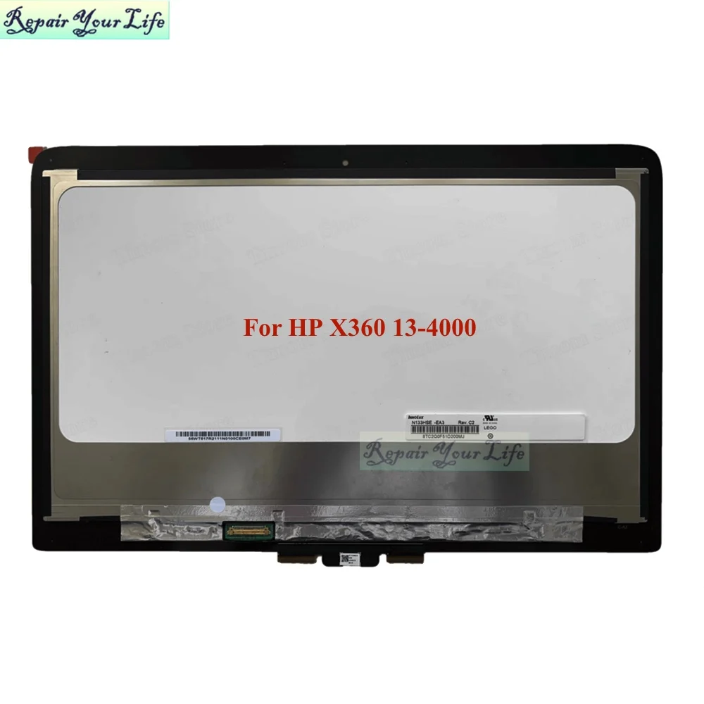 Imagem -03 - Matriz Nova do Conjunto da Tela Lcd do Portátil Lp133qh1-spa1 para hp Spectre X360 134000 13t-4000 13-4102tu 3k Qhd 40 Pinos Fhd 30 Pinos