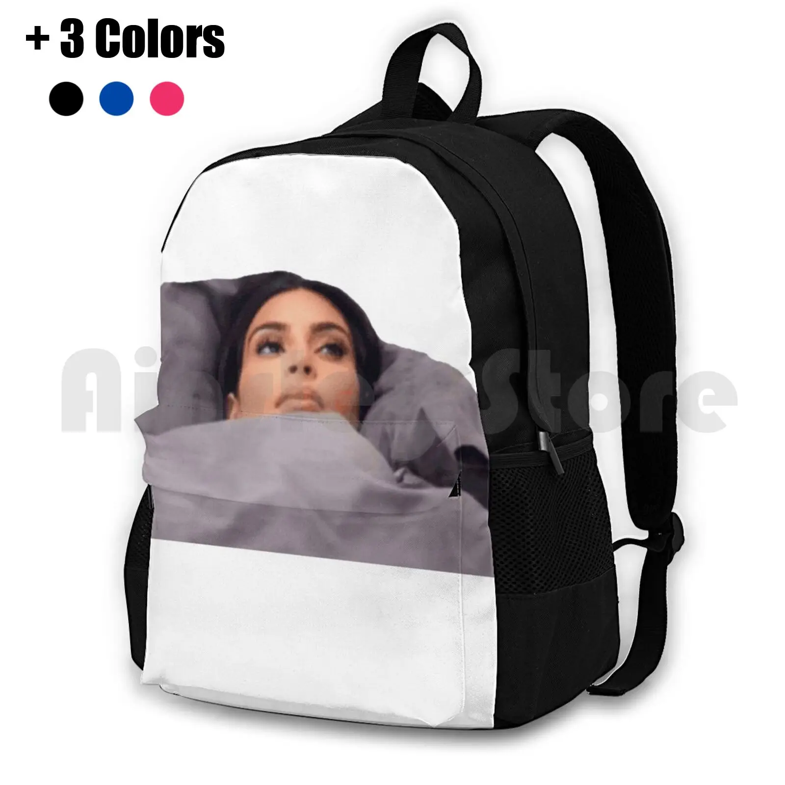 Outdoor Hiking Backpack Riding Climbing Sports Bag Kris Jenner Funny Meme Cute Tumblr Hipster Nerd Geek Humor Cool Popular