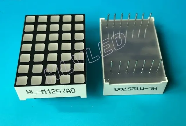 LED Dot Matrix elevator dedicated square hole common cathode orange dot matrix 3.0 dot matrix square 1257 module