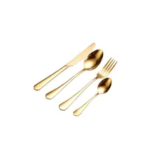 Gold Cutlery Set for Weddings and Travel #3