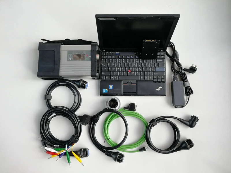 2023.12V Software DA-S-WIS-EPC-XENTRY MB Star Diagnosis Tool SD C5 with Laptop x201T 8G install 480GB Ssd for MB Star C5 Connect