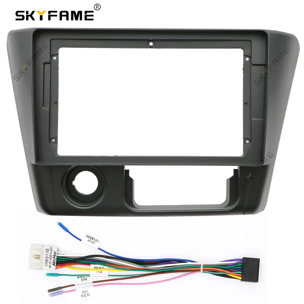 SKYFAME Car Frame Fascia Adapter Android Radio Dash Fitting Panel Kit For Mitsubishi Lancer IX GLX