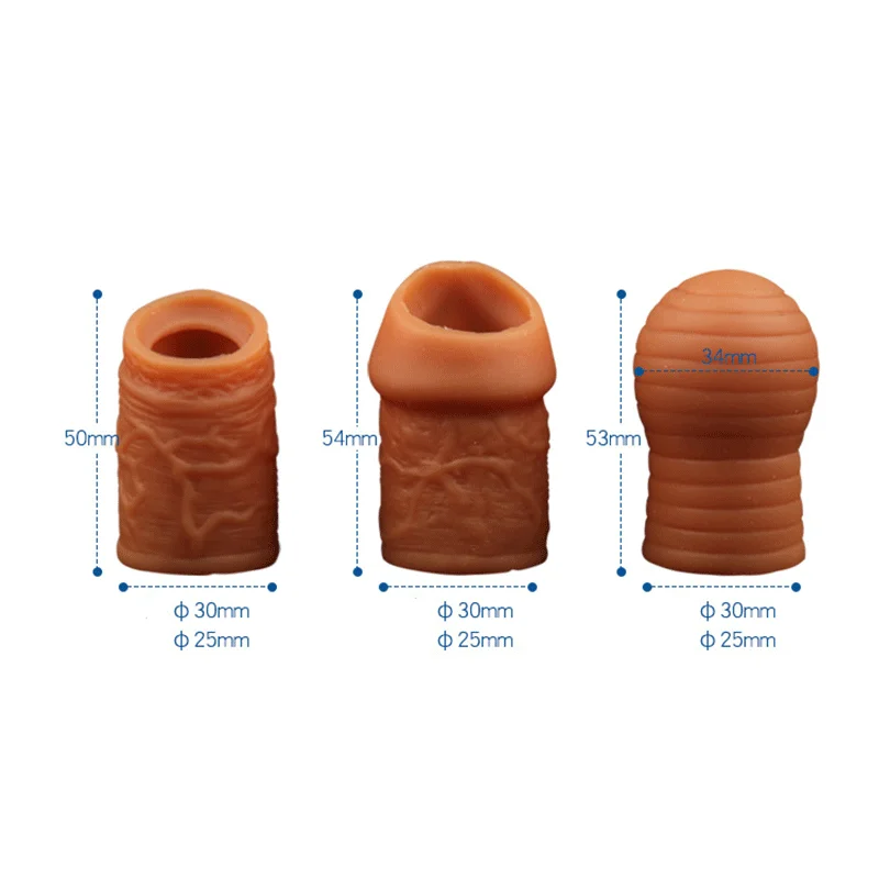 Male Foreskin Corrector Cock Ring Penis Restoration Ring Sleeve Penis Massage Sex Toys for Men Silicone Men\'s Ring Corrector