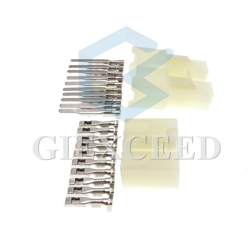 2 Sets 10 Pin 7122-1300 7123-1300 Auto CD Wire Socket Male Female Kit Series(090) Automotive Electrical Wire Connectors