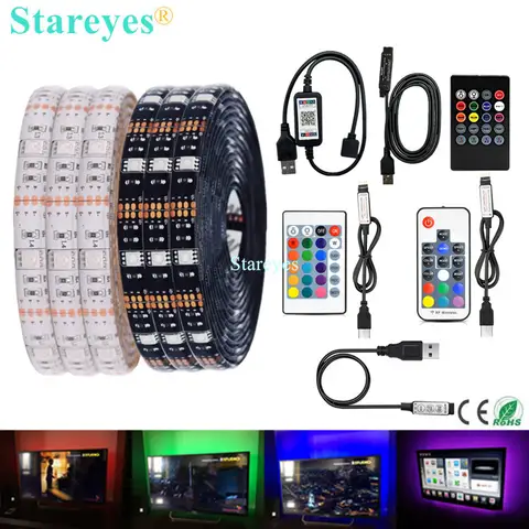 SMD 5050 RGB LED Strip Waterproof USB Stareyes