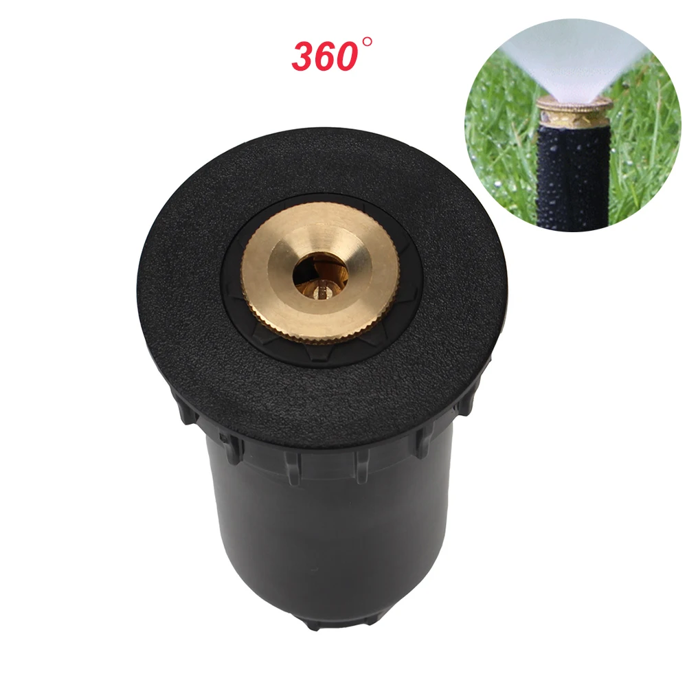 Irrigation Watering Tool Garden Spray Nozzle Pop up Sprinklers Automatic 90/180/360 Degree Lawn Watering Sprinkler Head