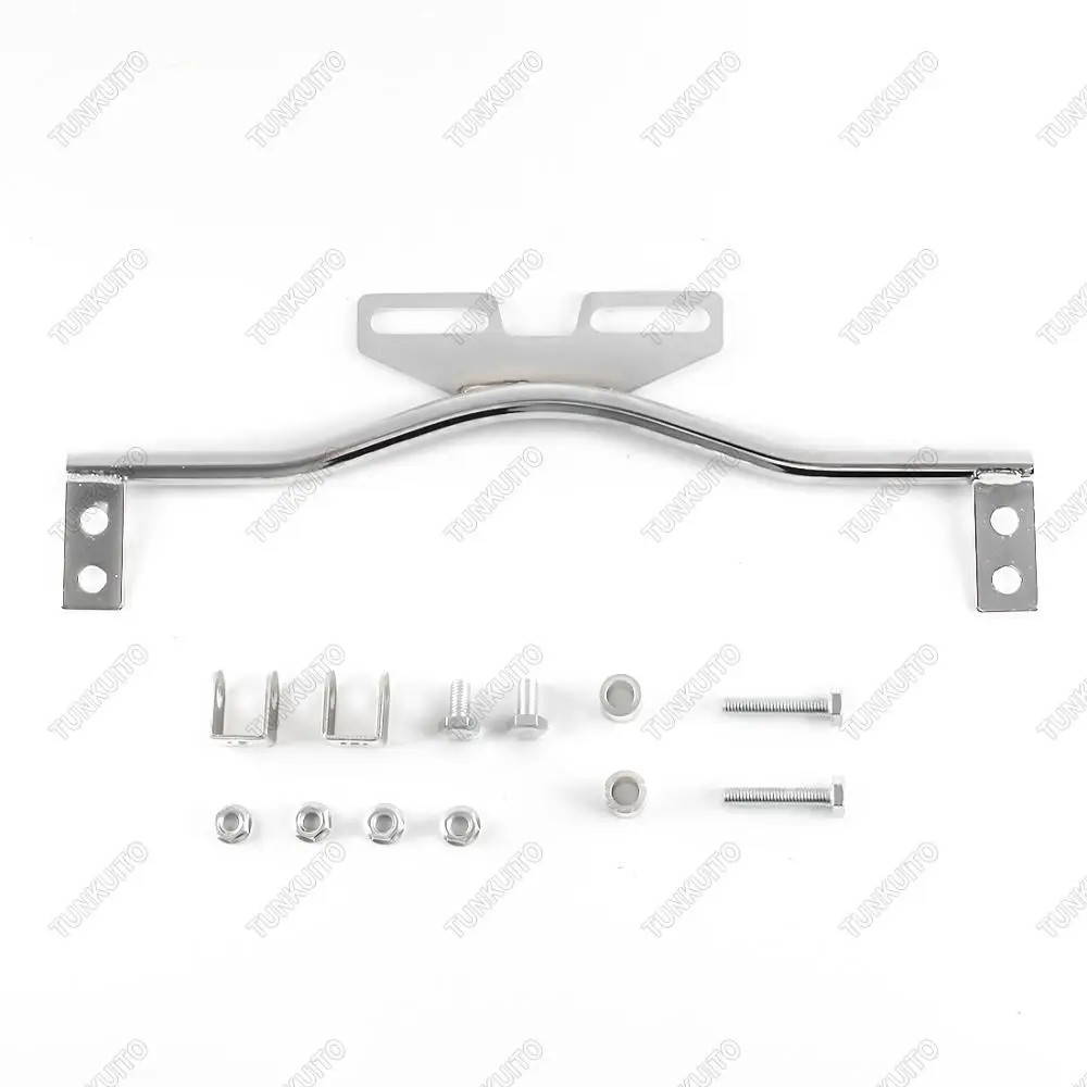 

1pcs Chrome/Black Steel Motorcycle Light Bar Bracket Spot Fog Light Turn Signal Light Bar For Honda Suzuki Kawasaki Yam