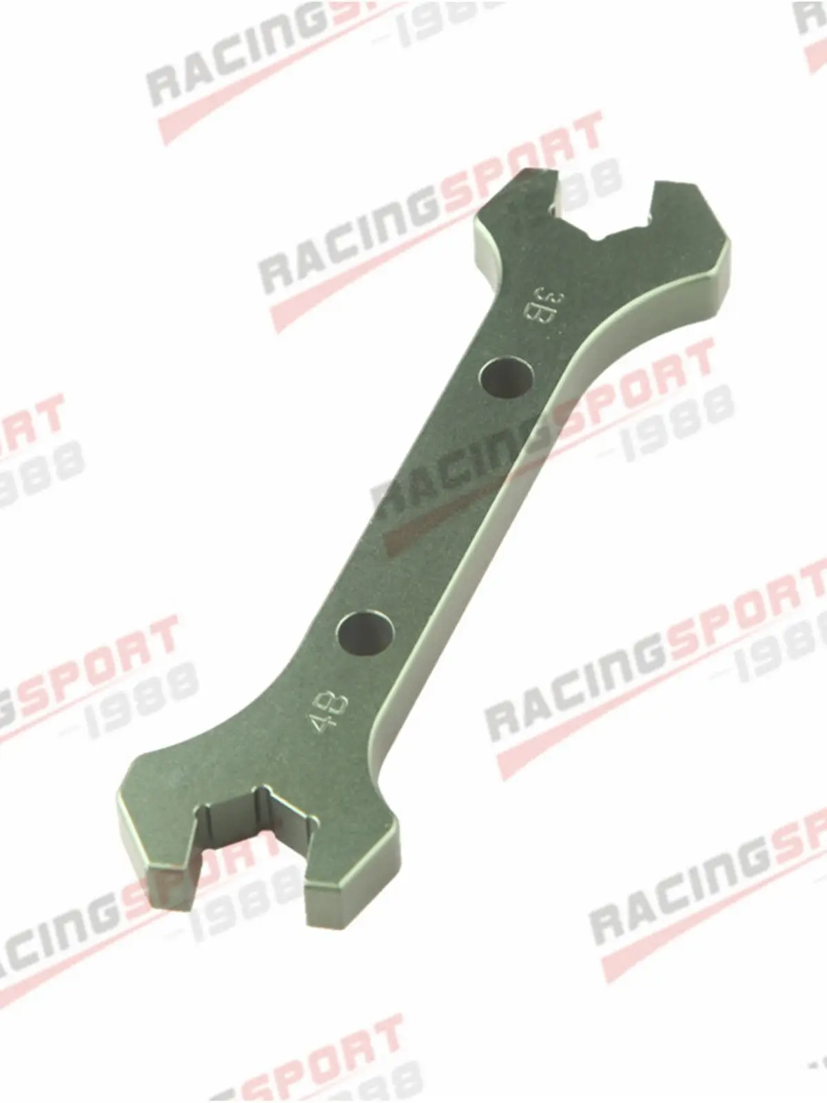 AN-4 (14.56mm) /AN-3 (13.02mm) Double Ended Wrench Spanner Aluminum Green