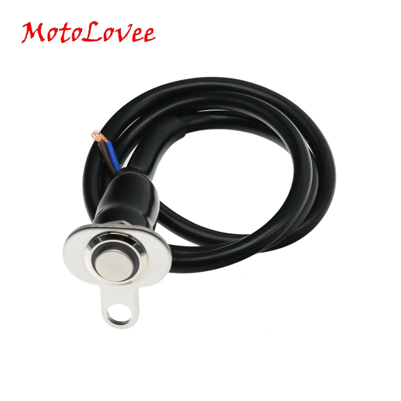 MotoLovee 3 Color Lights Motorcycle Switch ON-OFF Handlebar Adjustable Mount Waterproof Switches Button DC12V Headlight