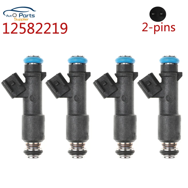 4pcs 12582219 New Fuel Injector Nozzle For Chevrolet Cobalt Pontiac Pursuit G5 2005 2006 2007 2008 2009 2010