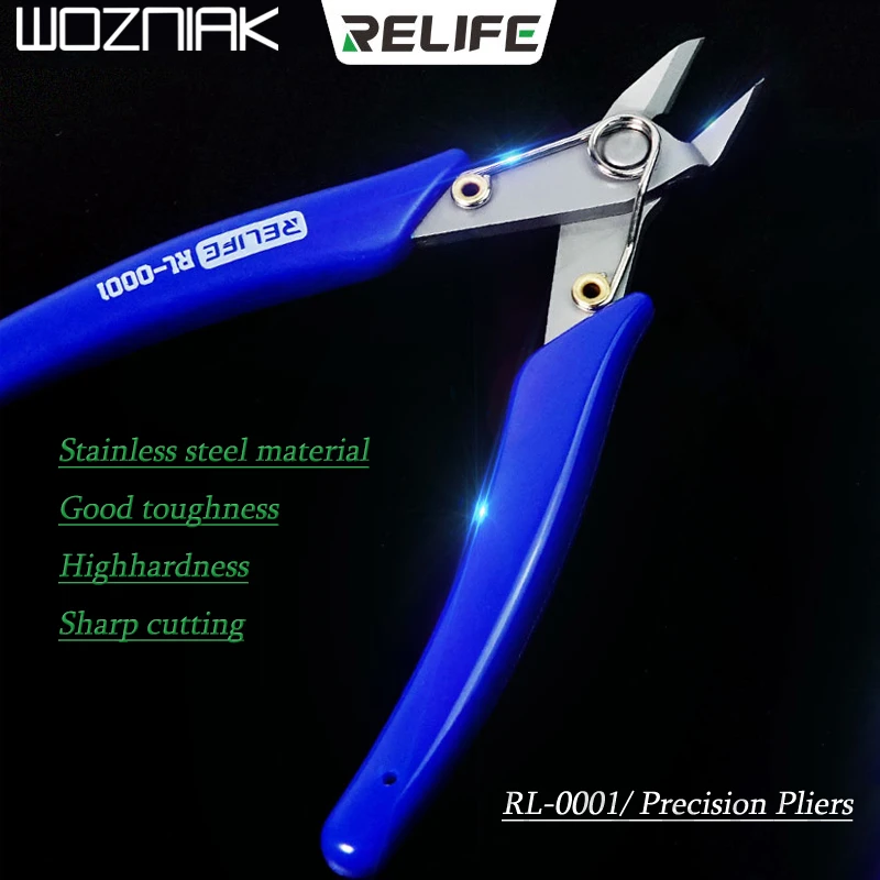 RELIFE RL-0001 5-Inch High precision cutting pliers Cutting Side Snips Nipper Hand Tools Electrical Wire Cable Cutters Precision