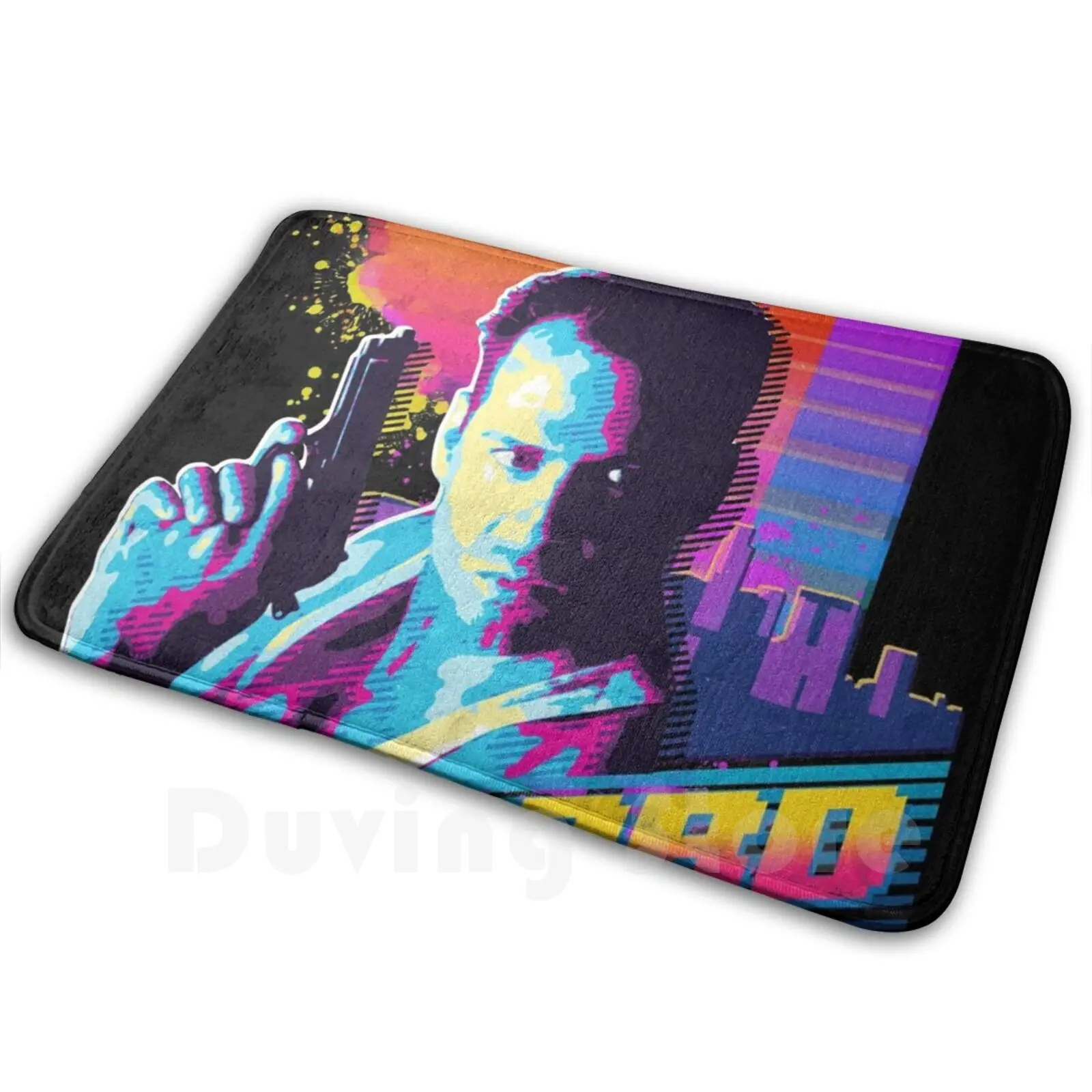 Live Softer Soft Non-Slip Mat Rug Carpet Cushion Die Hard 80s 80s Action 80s Action Movie John Mcclane 90s Action Bruce