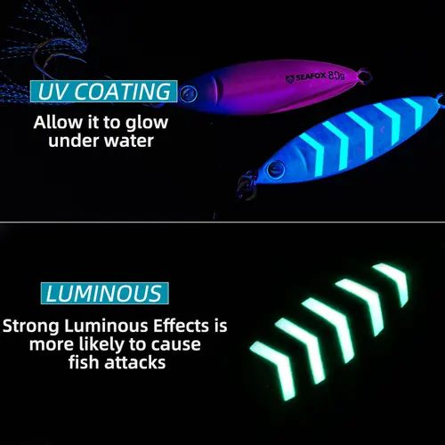 Imagen 2 del producto Señuelos de plantilla de Metal SF01 para pesas de pesca 30-80g accesorios de pesca